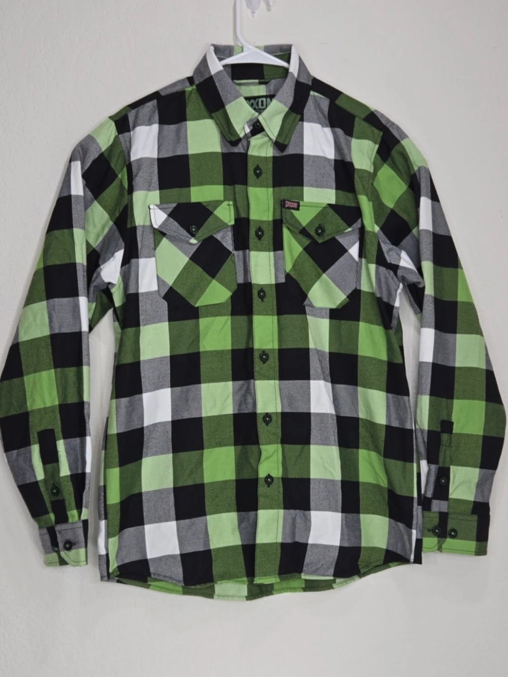 Dixxon Flannel Co Dragula Black And Green Flannel Size M Mens